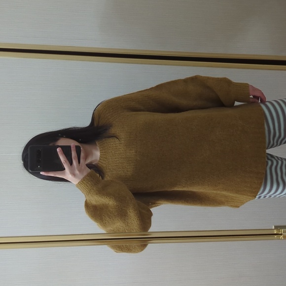 BNWT Everlane SuperFuzz Alpaca Oversized Crew - Picture 7 of 9